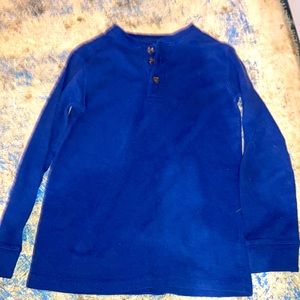 Blue button up shirt